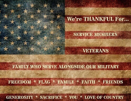 Tee It Up for the Troops and Thanksgiving