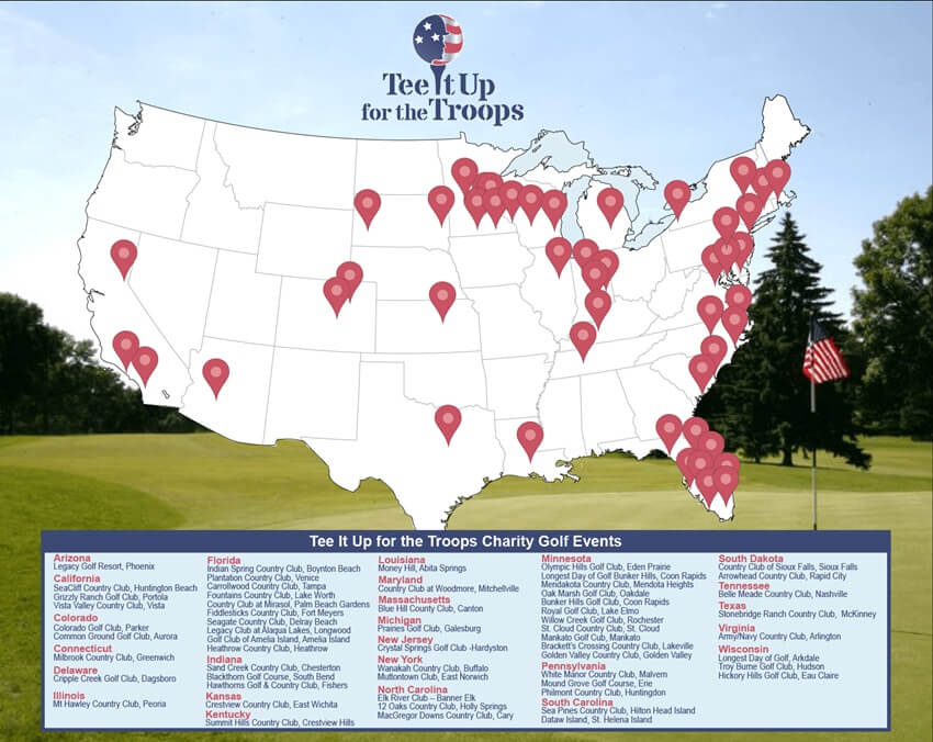 Tee It Up for the Troops Charity Golf Events