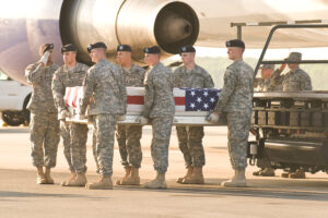 Fallen Hero US Army PFC John Corey Johnson's body arrives at Dover Air Force Base on May 28, 2011. 