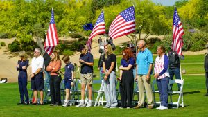 Gold Star Family Ceremony honoring loved ones.